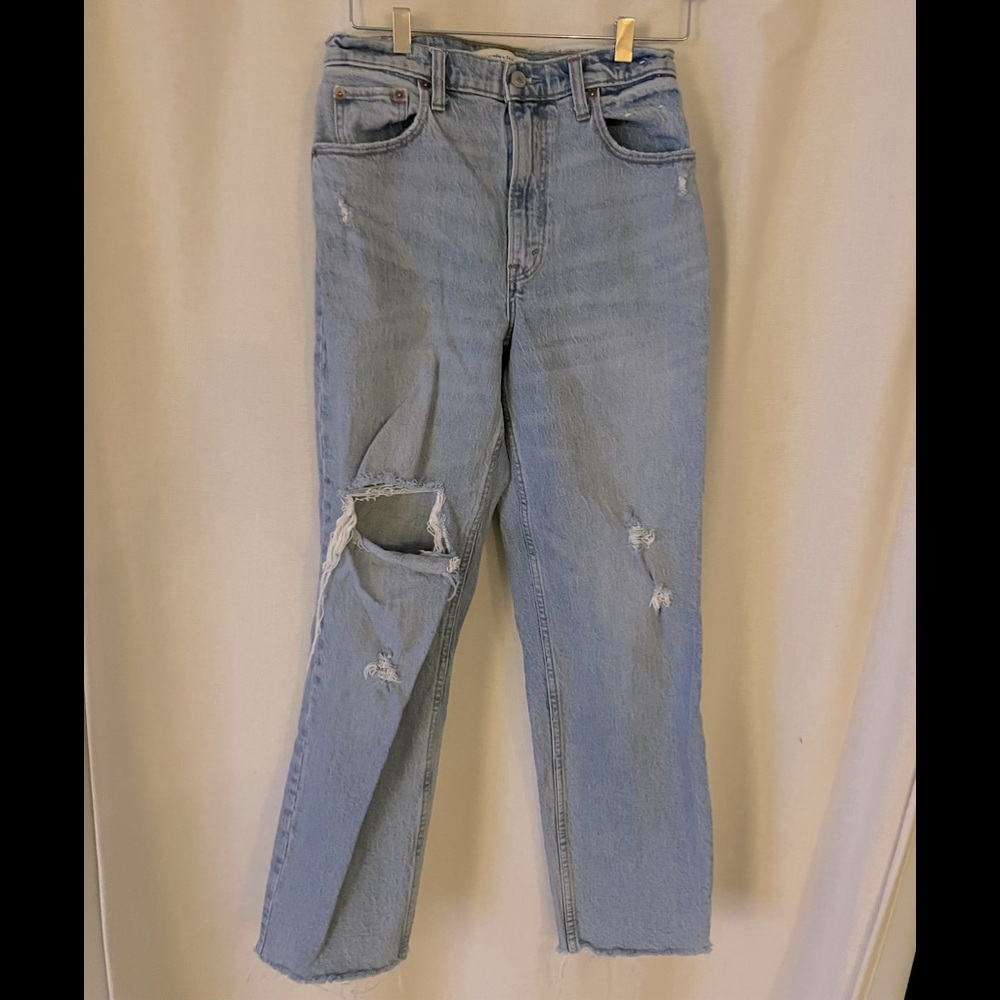 Abercrombie 90s Straight Ultra High Rise